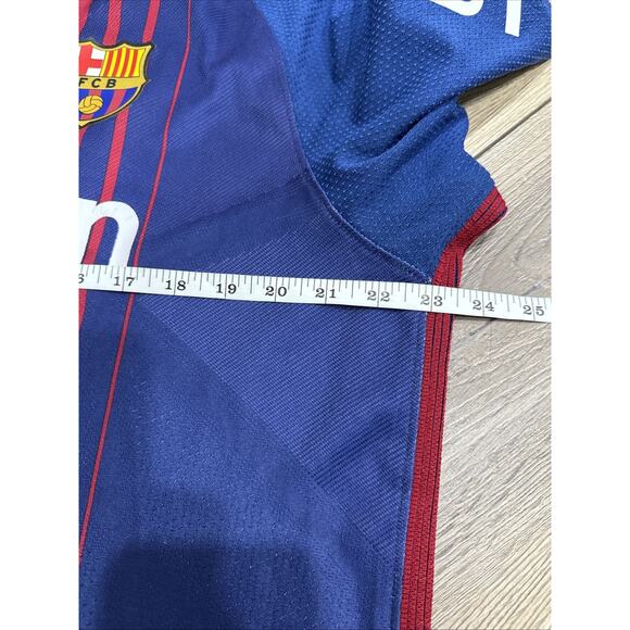 BARCELONA 17/18 HOME FOOTBALL SOCCER JERSEY NIKE sz 2XL MEN PLAYER VERSION - Picture 6 of 7